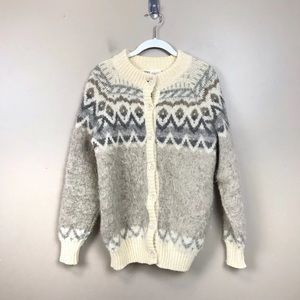 hilda Sweaters - Hilda Icelandic cardigan sweater medium hilda Sweaters - Hilda Icelandic cardigan sweater medium